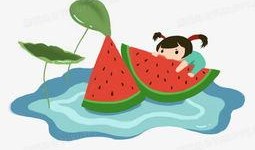 可爱的姑娘吃瓜,可爱姑娘的欢乐吃瓜记